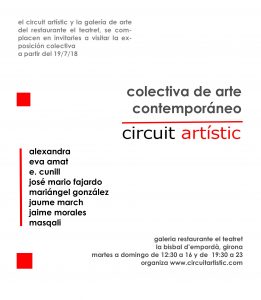 MASQALI os invita a ver la exposición «COLECTIVA DE ARTE CONTEMPORANEA».